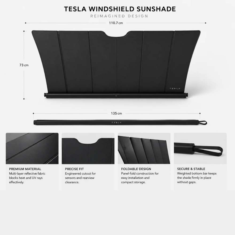 Automatic Electric Retractable Windshield Sunshade