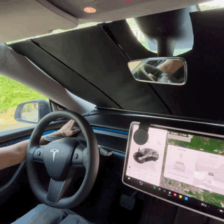 Automatic Electric Retractable Windshield Sunshade