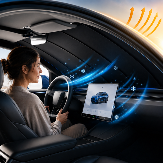Automatic Electric Retractable Windshield Sunshade